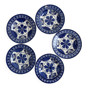 Lot de 5 assiettes à - dessert