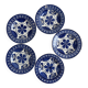 Lot de 5 assiettes à dessert Choisy le Roi