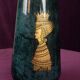 Aldo Tura Mod. 1278D Decorated Blue Goatskin Parchment Thermos Italy 1950