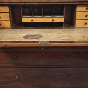 Commode-secrétaire Anglaise en acajou