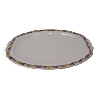 Plateau de service en porcelaine rare, porcelaine Merklín, années 1914.