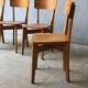 Set de 4 chaises bois Luterma