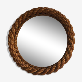 Vintage rope round mirror  32cm
