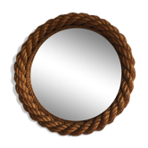 Vintage rope round mirror  32cm