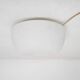 Milk glass ceiling or wall light by Glasshutte Limburg, Germany 1970's