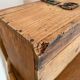 Antique solid pine chest - 41 x 25 x 20