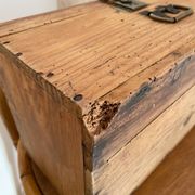 Antique solid pine chest - 41 x 25 x 20
