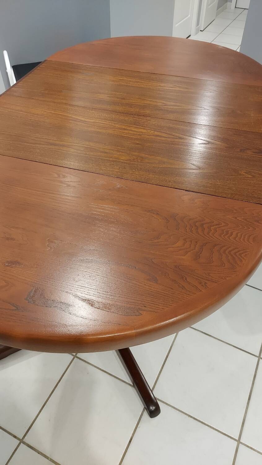 Vintage Baumann extendable table 1970s