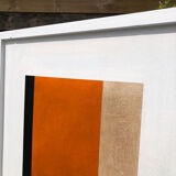 Set de 4 peintures abstraites