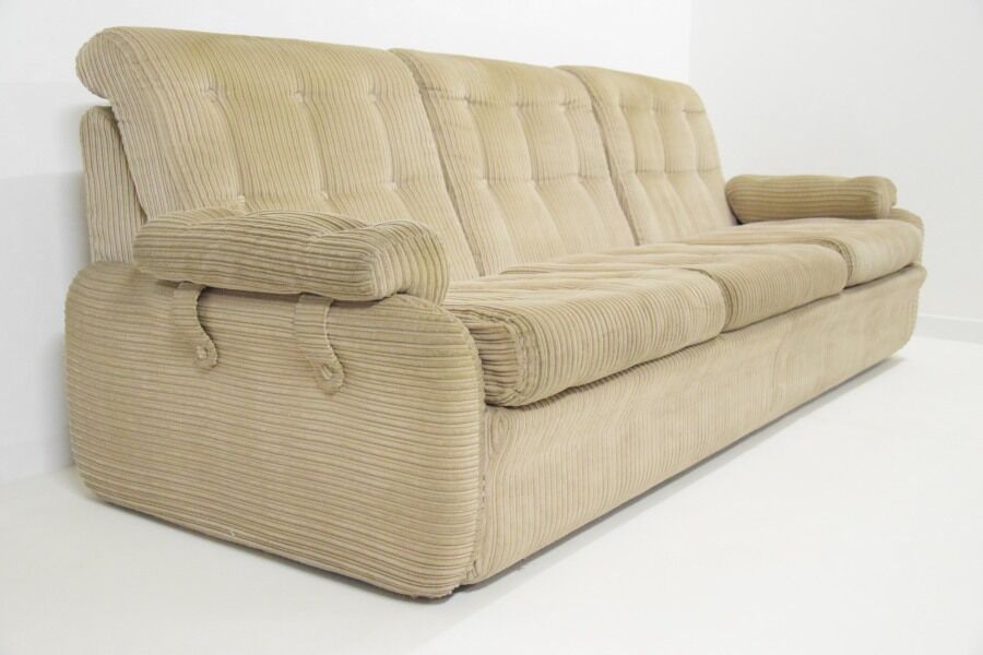 Convertible sofa Pierre Cadestin for Airborne, 70s 80s