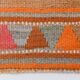Brunt Orange Turkish Vintage Runner Rug, 85x388Cm