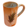 Cup / Mug Traditional ceramic with fern leaf decoration