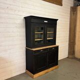 Two-piece patinated sideboard