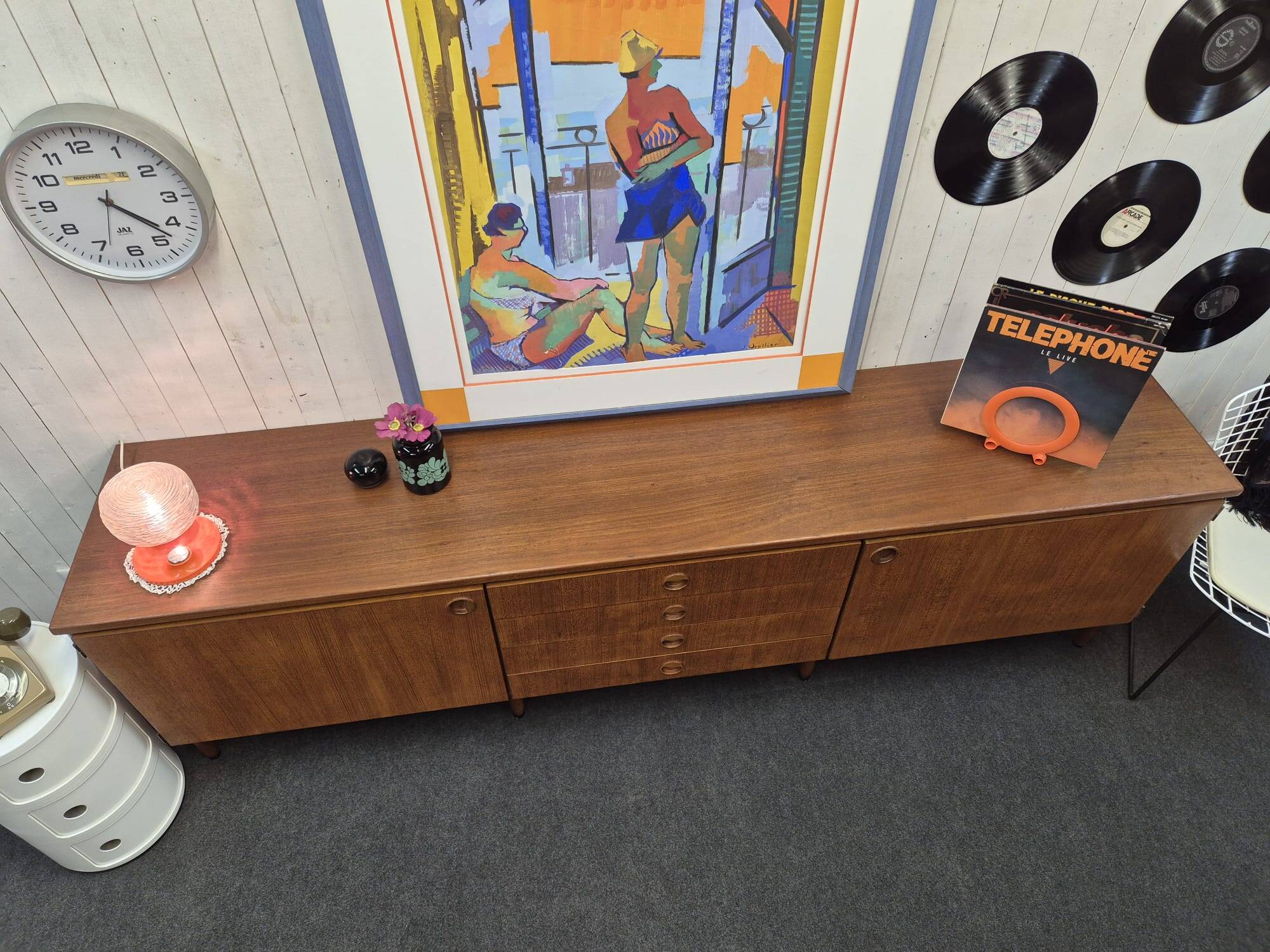 Vintage Scandinavian sideboard