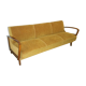 Scandinavian 50s/60s gold daybed canapé.