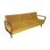 Scandinavian 50s/60s gold daybed canapé.