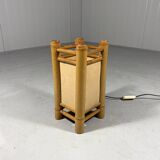 Rattan table lamp 1970’s