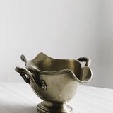 Saucière ancienne en métal argenté