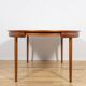 Table à manger en teck des années 50 et chaises par Hans Olsen pour Frem Røjle, Danemark, années 1960, ensemble de 5.