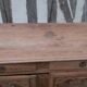 Country sideboard 2 doors 2 drawers solid oak old raw wood