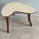 Small tripod side table in bean shape – 1950s/60s style
