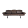 Vintage De Sede DS-31 three-seater sofa – brown leather design classic