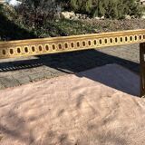 Console half moon gilded wood
