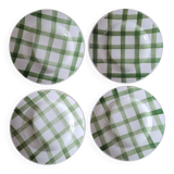 La Redoute x Selency set of 4 green semi-deep plates