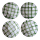 La Redoute x Selency lot de 4 assiettes mi-creuses vertes