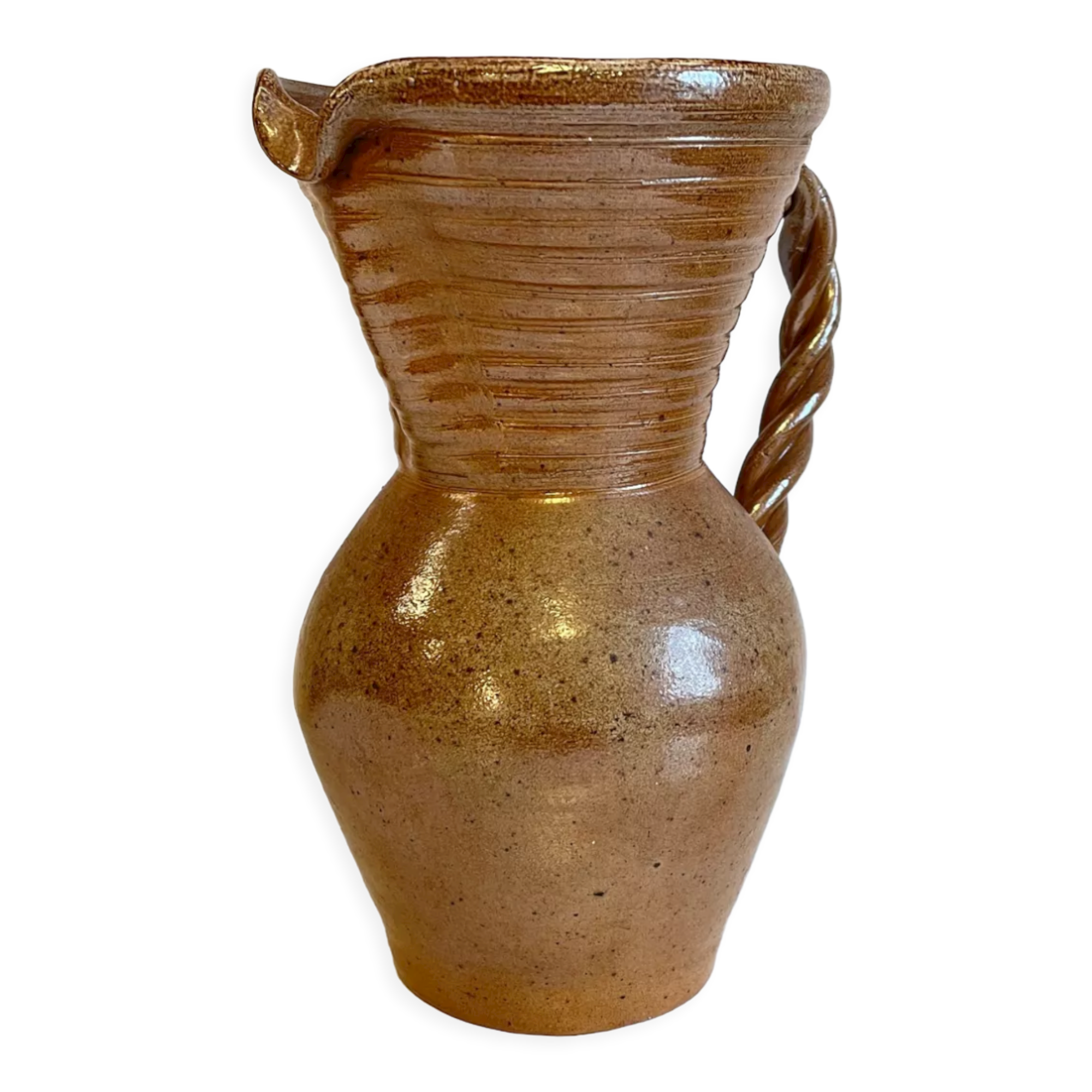 Xl pitcher in vintage enamelled gres