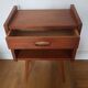 Vintage teak bedside table