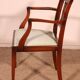 fauteuil de bureau ou autre de style hepplewhite en acajou