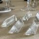 12 glass knife holders.