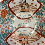 Huge porcelain cup of Imari XIXth Samurai decoration