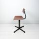 Mid Century Chaise d'école Chaise d'enfant Bois Métal Vintage Rétro Chambre d'enfant Pied Skandi Sca