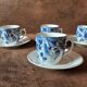 Lot de 4 tasses  et soucoupes Romania