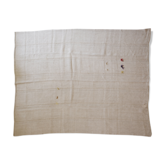 Hemp carpet of Turkish origin, 240 x 190 cm