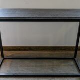 Console in granite silver grey