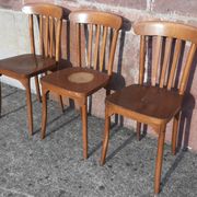 Chaises bistrot Luterma (système Monobloc, lot de 3)