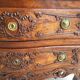 18th century provencal chest of drawers with openwork cross-borders in nyer