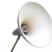 Stilnovo design floor lamp three arms years 50 in alluminium marble, rarest