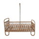 Old rattan bed