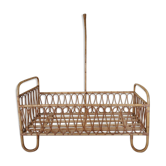 Old rattan bed