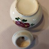 Longchamp Agen model sugar bowl and creamer on tray