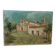 Oil painting fortunato giulio faini 1869-1952 basilica montefiesole