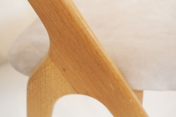 Ensemble de 6 chaises en chêne par Albin Johansson & sons 1960