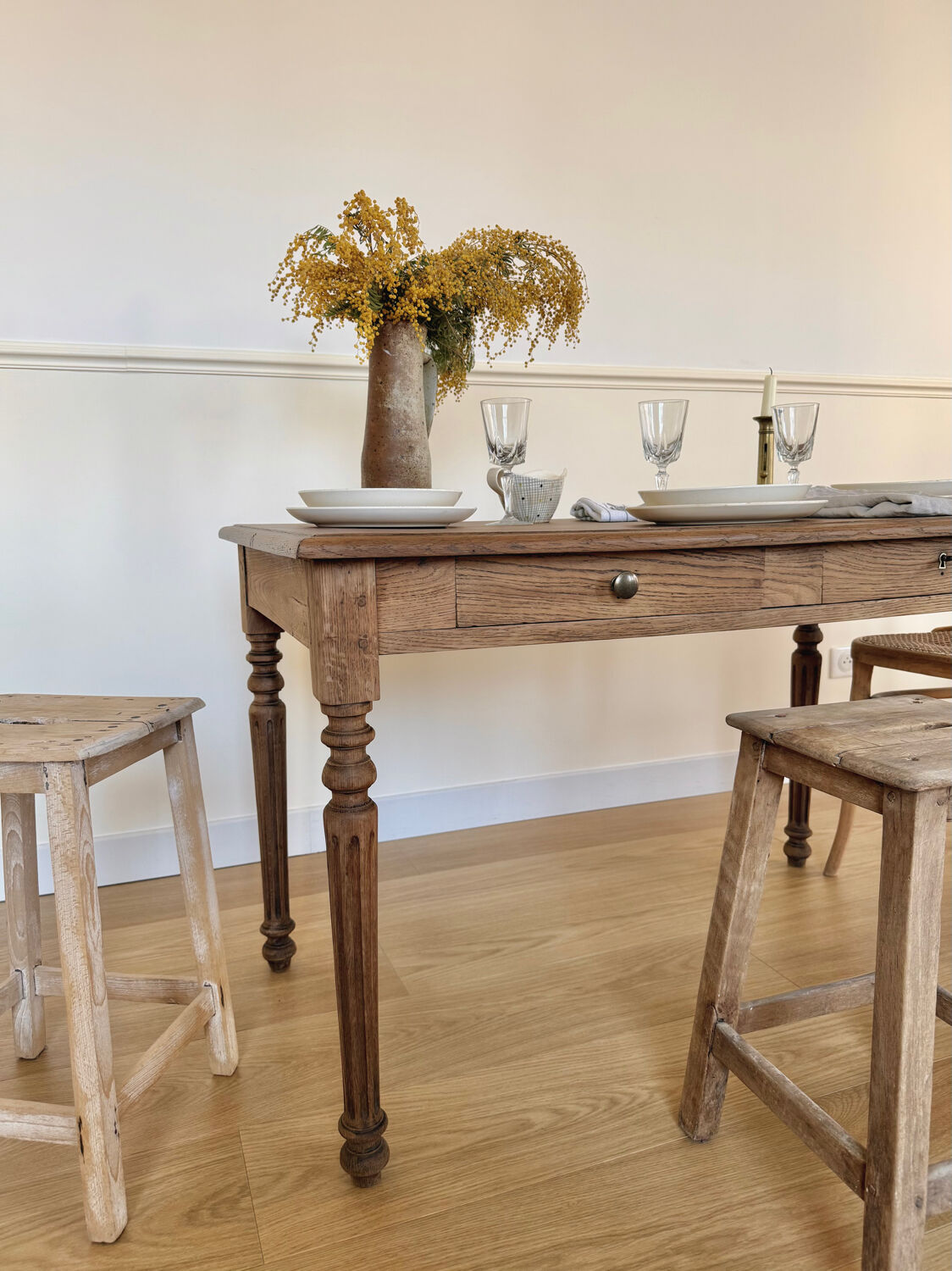 Table en chêne ou bureau