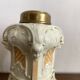 Homemade ceramic vase slip