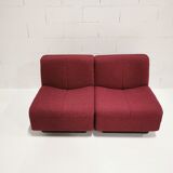 Pair of modular armchairs, 1970
