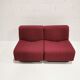 Pair of modular armchairs, 1970